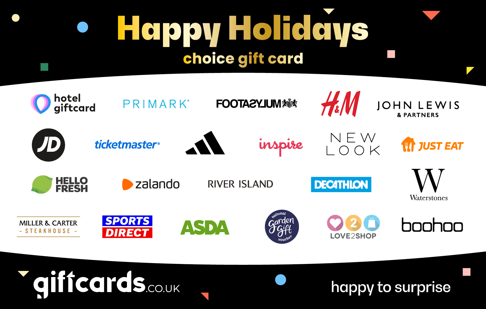 Happy Holiday Choice Gift Card