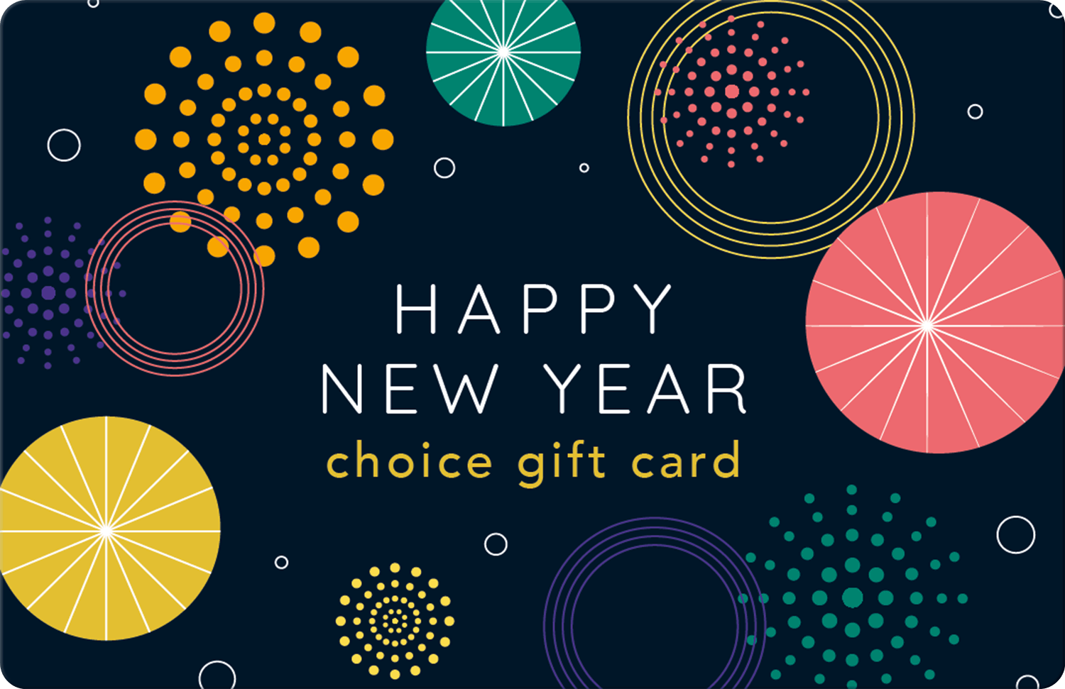 All-in-1 Happy New Year Choice Gift Card