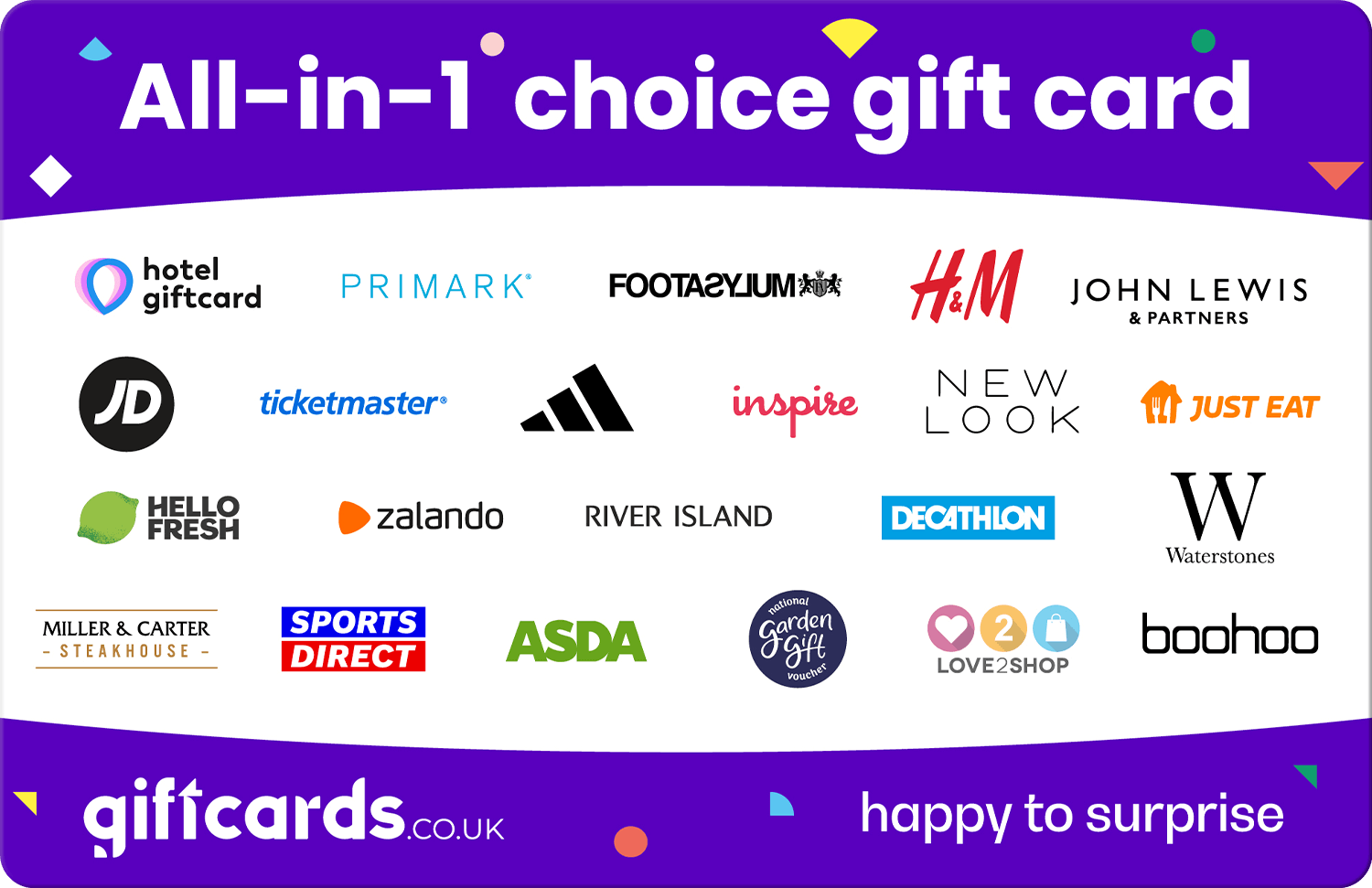 All-in-1 Gift Card Purple
